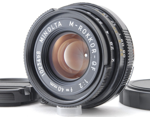 Minolta rokkor 40mm f 2 - qf, f/2