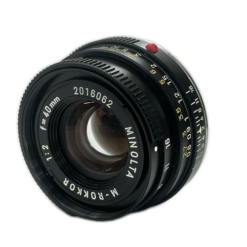 Minolta rokkor 40mm 2 - 40mm, f/2