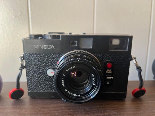 Minolta cle 35mm film - film, camera